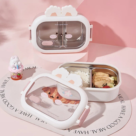 Kawaii Sweet Bunny Bento Box