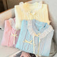 Lace Collar Pastel Cardigans