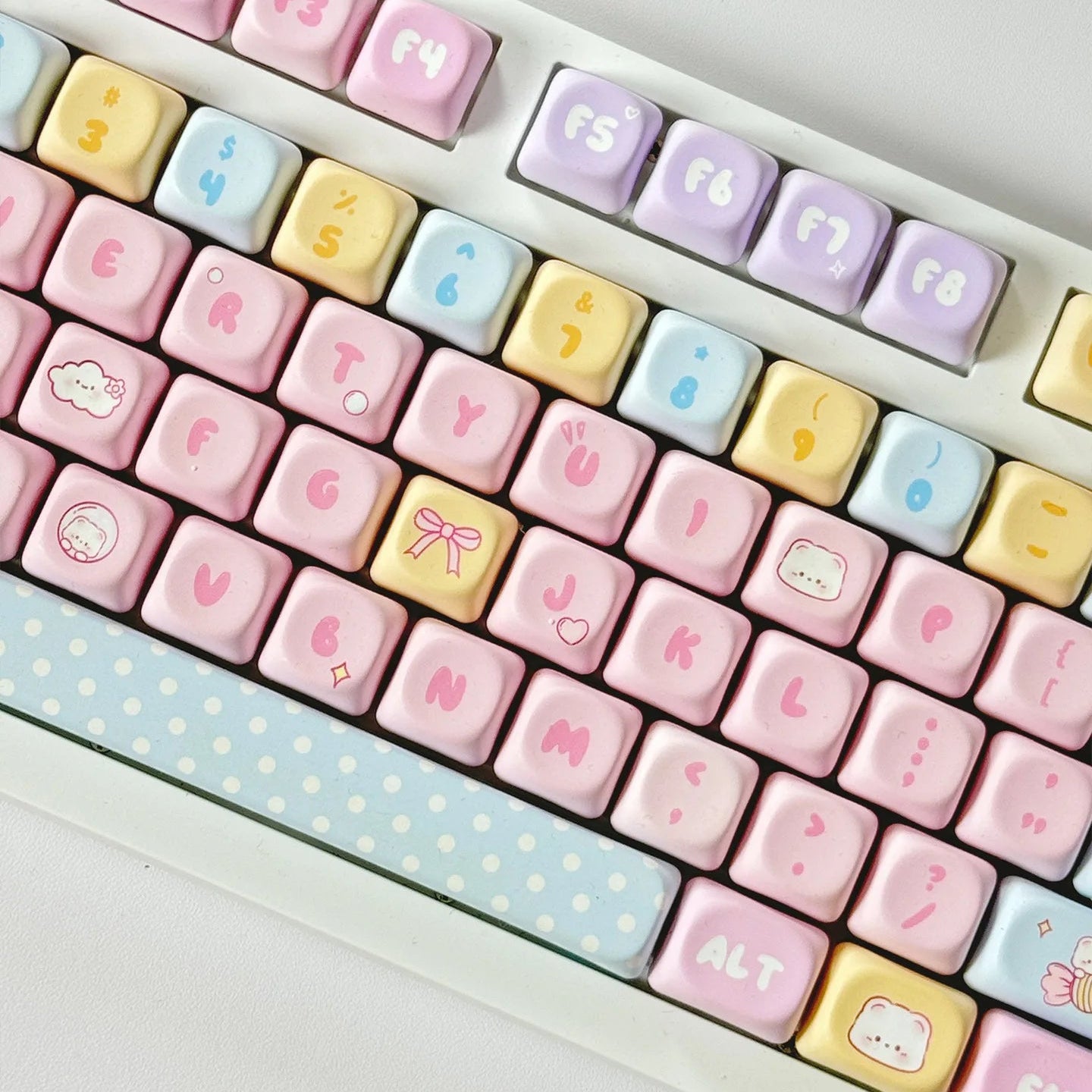 Candy Bear Keyboard Keycaps Set