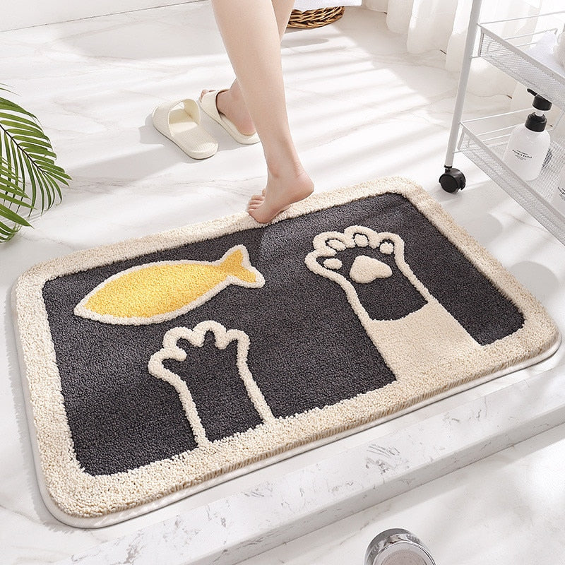 Kawaii Absorbent Bathroom Doormat