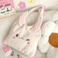 Kawaii Bunny & Bear Tote Bags