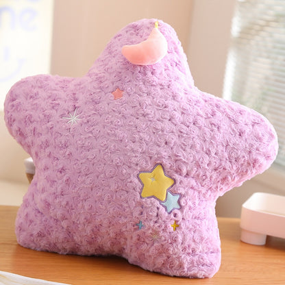 Kawai Purple Star Plushie Pillow