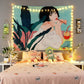 Kawaii Girl Wall Tapestry