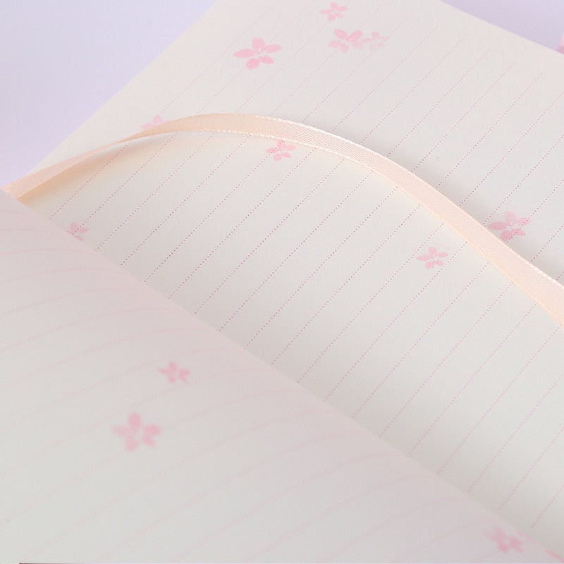 Cherry Blossom Magnetic Buckle Notebook Pages