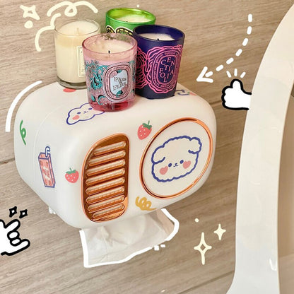 Kawaii Toilette Paper Dispenser Box