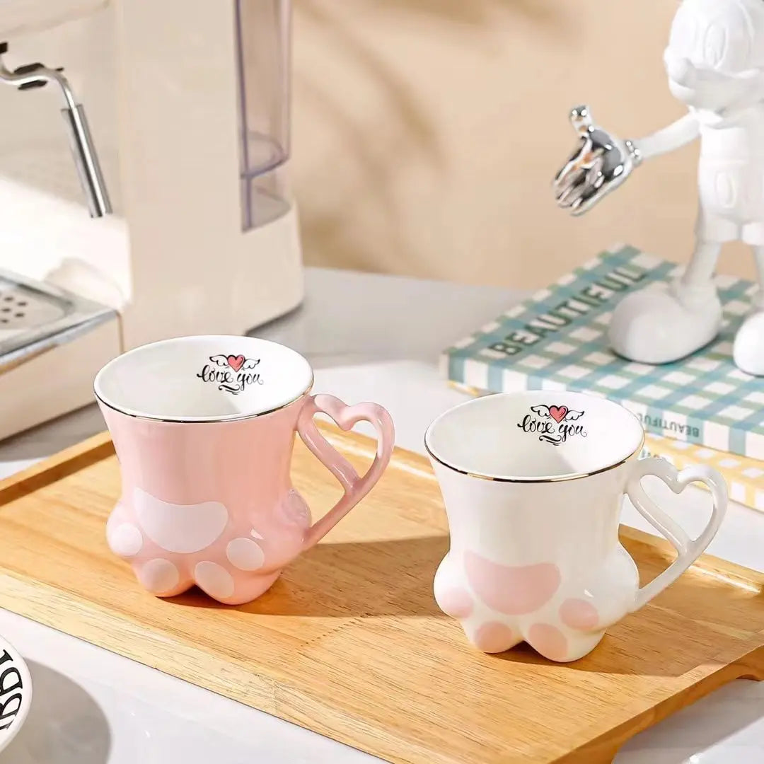 Kawaii Cat Paw Mugs