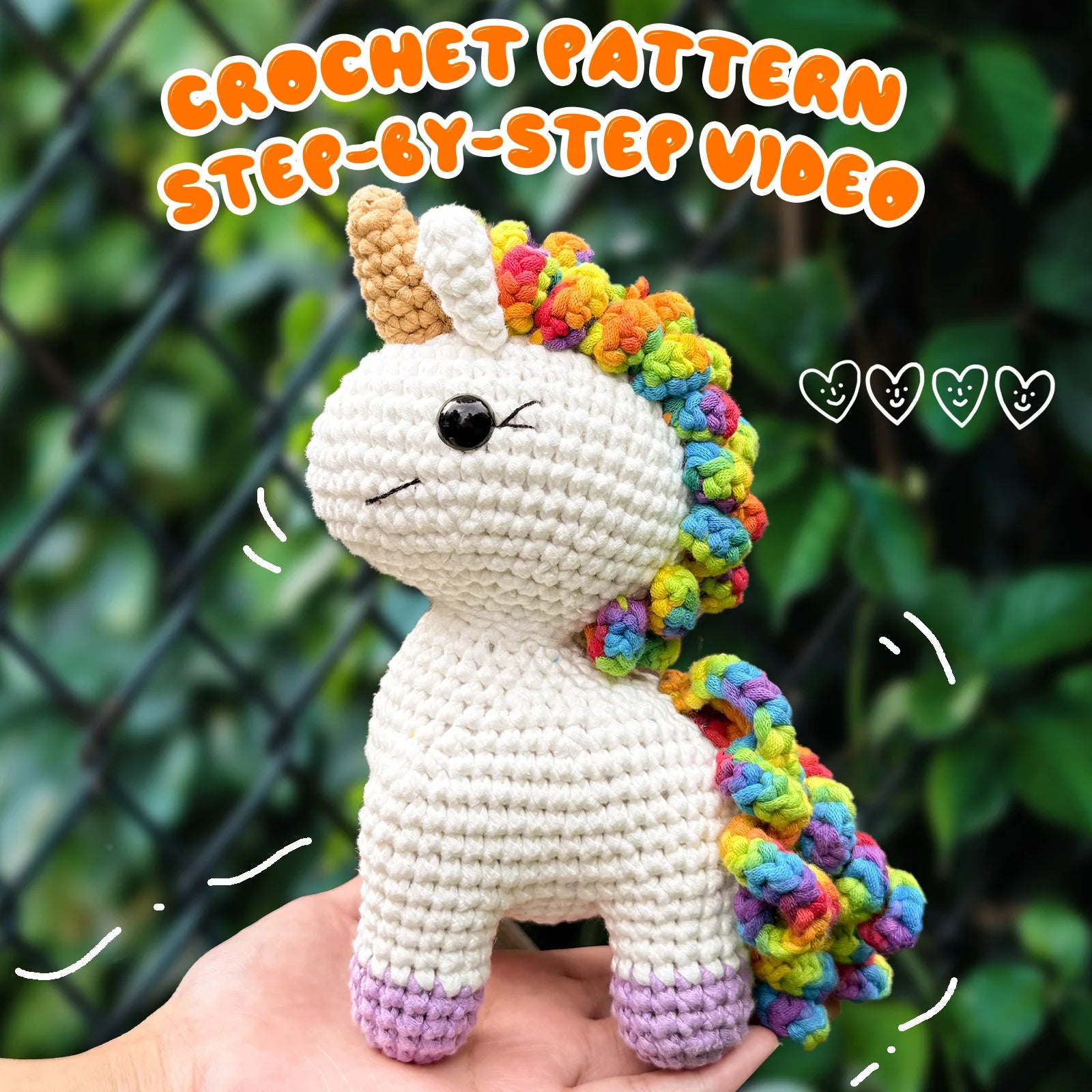 Unicorn - Kawaii Crochet Kit For Beginners