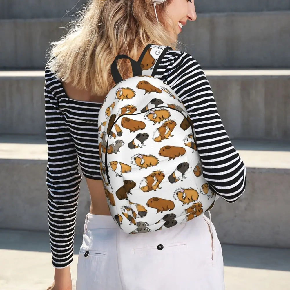 Kawaii Guinea Pig Print Backpack ๐น๐ โ Kore Kawaii