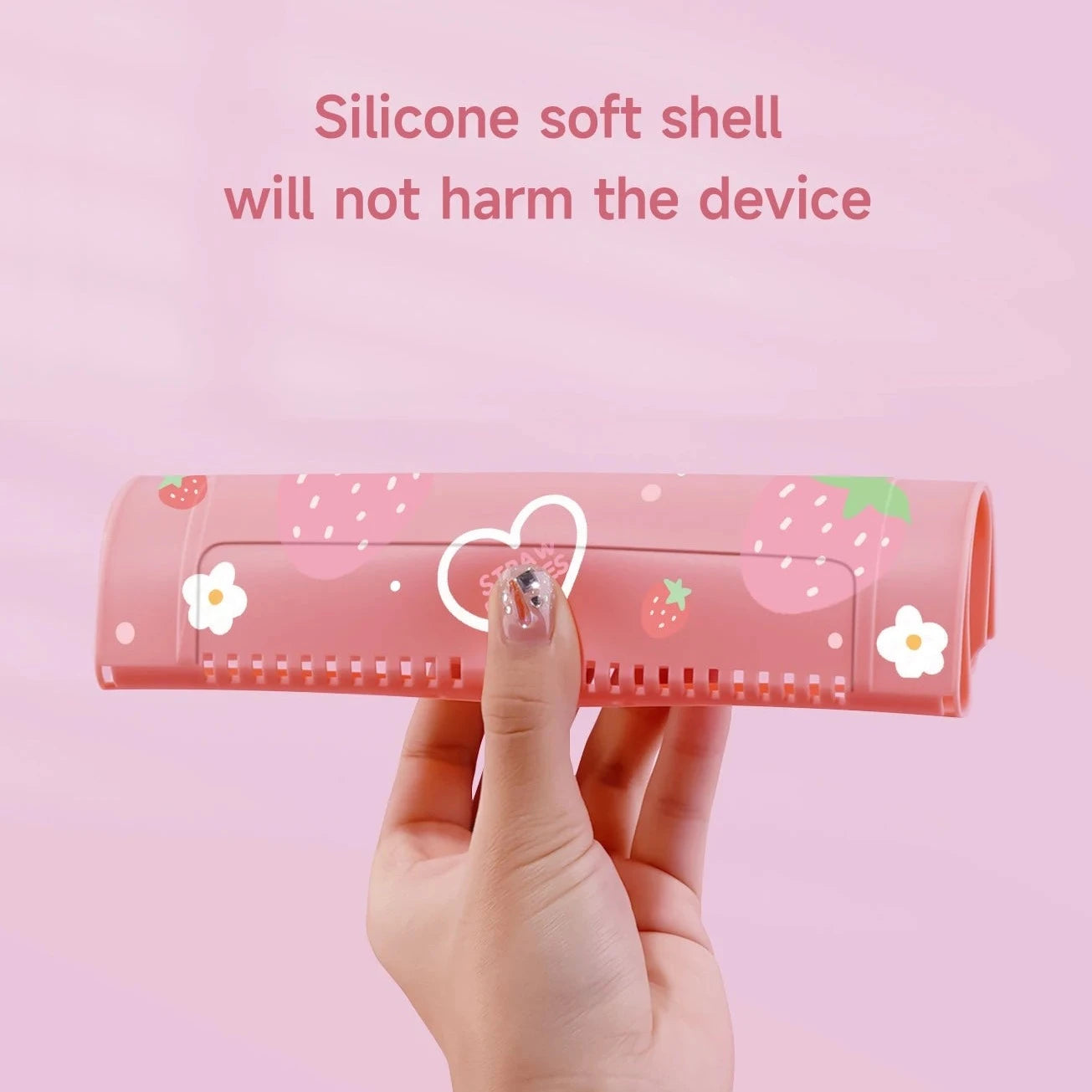 Strawberry Hearts Nintendo Switch Case