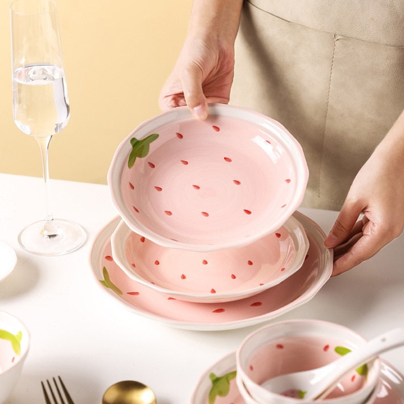Strawberry Ceramic Tableware