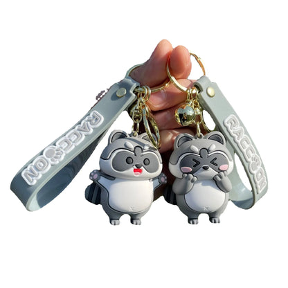 Kawaii Raccoon Keychains
