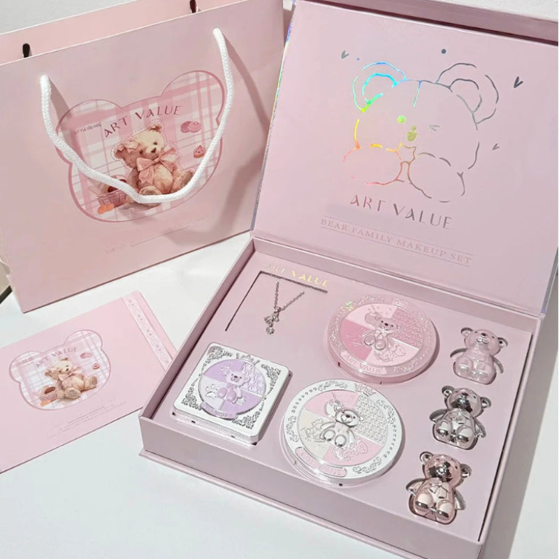 Kawaii  Bear Family Makeup Set 
