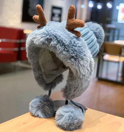 Reindeer Winter Hat