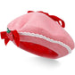 Kawaii Pink Strawberry Beret Hat