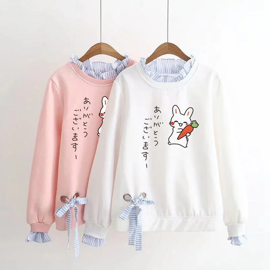 Harajuku Carrot Bunny Sweater