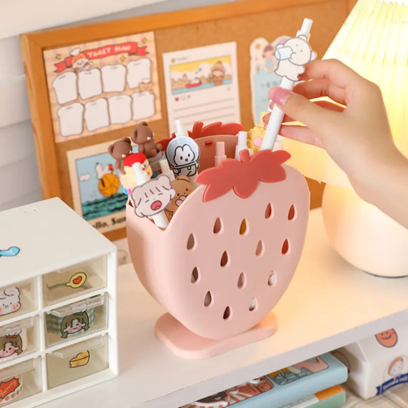 Strawberry Pen Holder