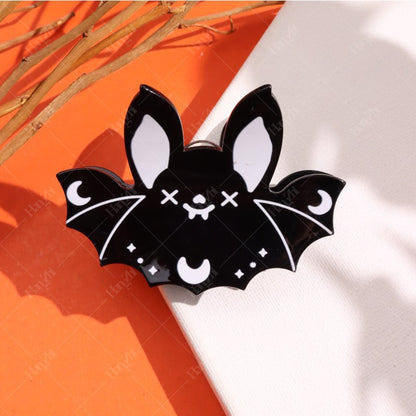 Kawaii Halloween Bat Hair Clip