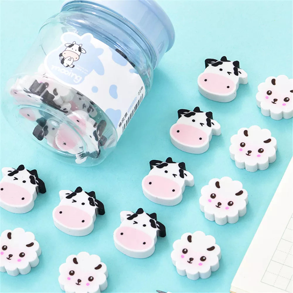 Cow & Sheep Erasers
