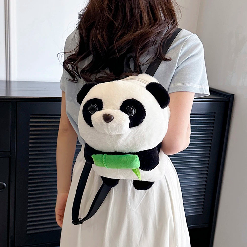 Small Plush Panda Backpack