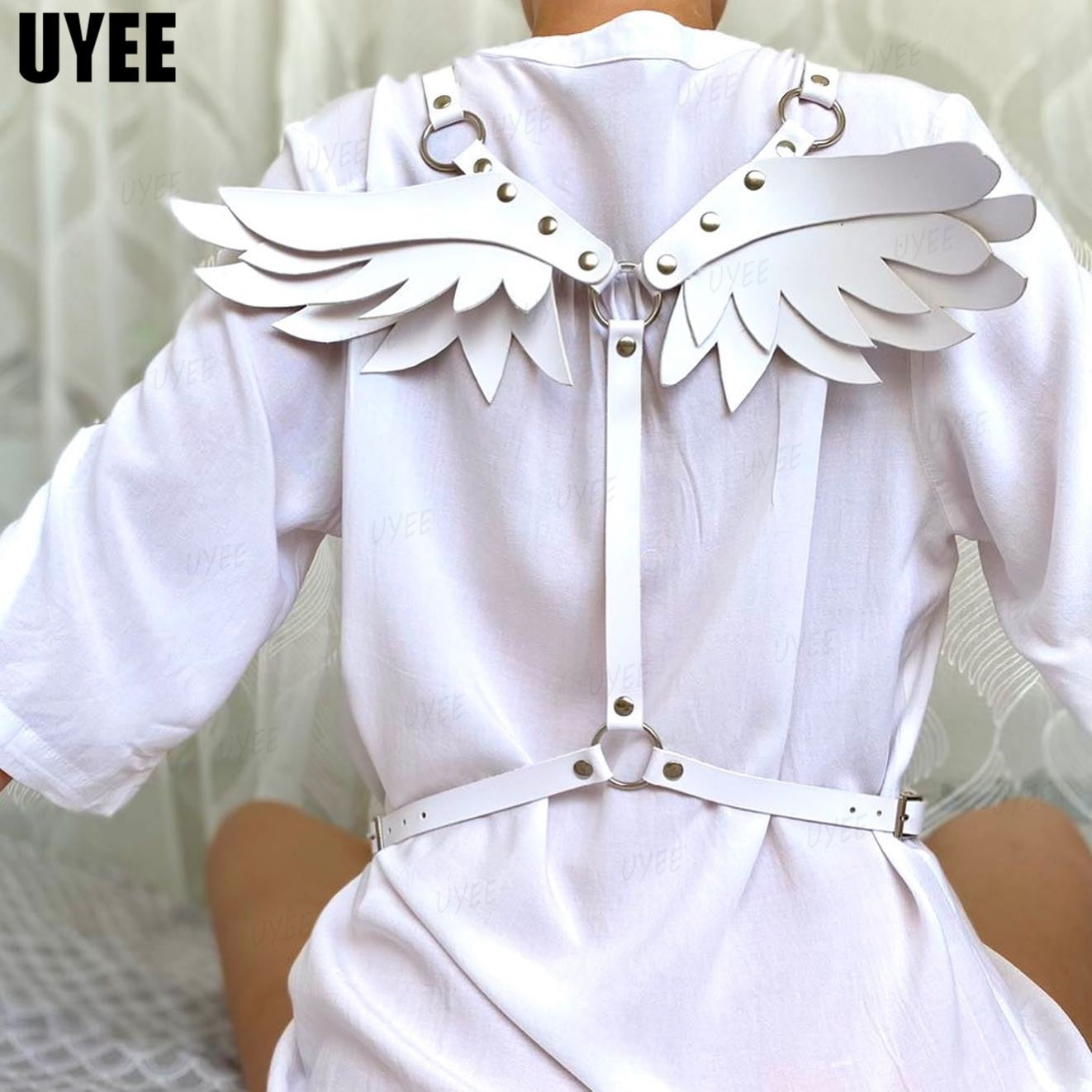 Kawaii Angel Wings Leather Harness