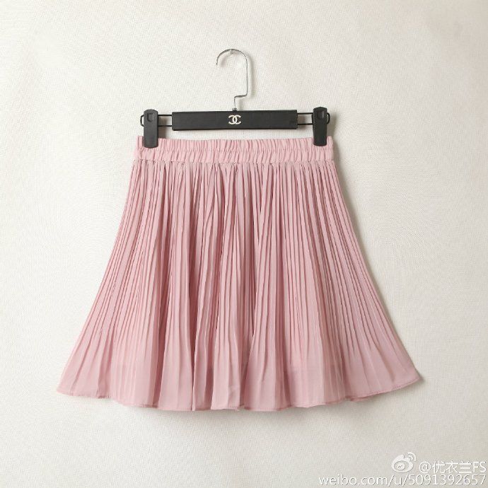 Kawaii Pink Chiffon Skirt