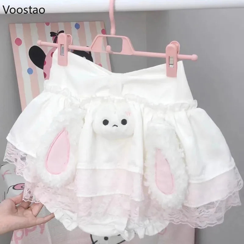 Kawaii Plush Bunny Skirt