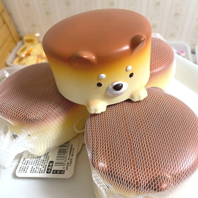 Kawaii Cheesecake Puppy Squish Toys