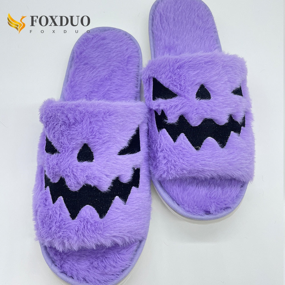 Halloween Pumpkin Slippers