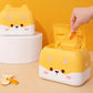 Kawaii Shiba Inu Desktop Trash Can