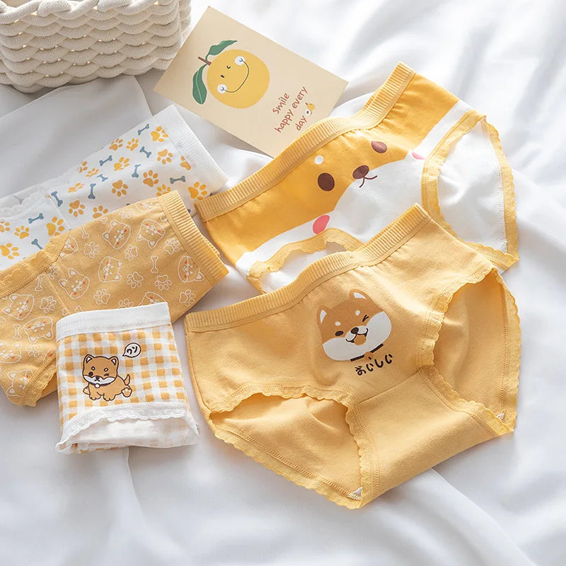 Kawaii Shiba Inu Panties Set