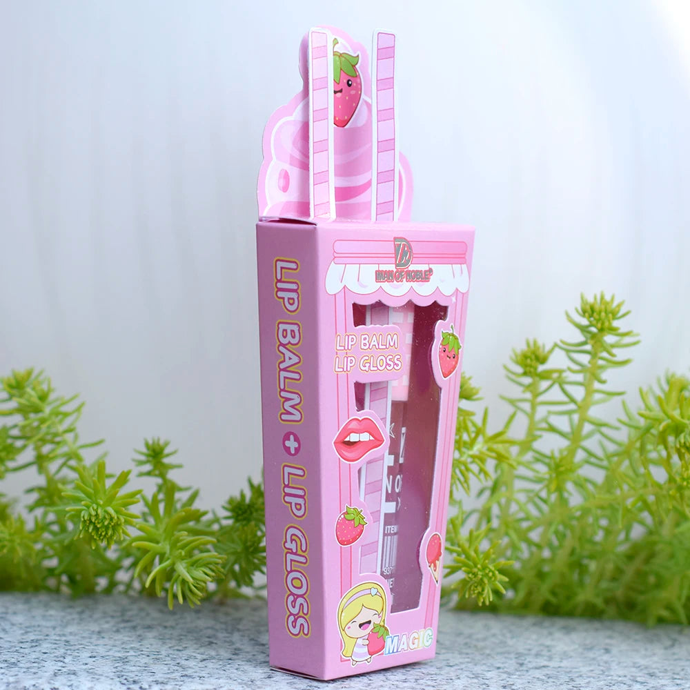 GLORY CARROT Lip Balm + Gloss Set – Kore Kawaii