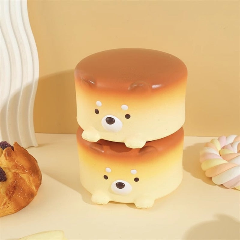 Kawaii Cheesecake Puppy Squish Toy