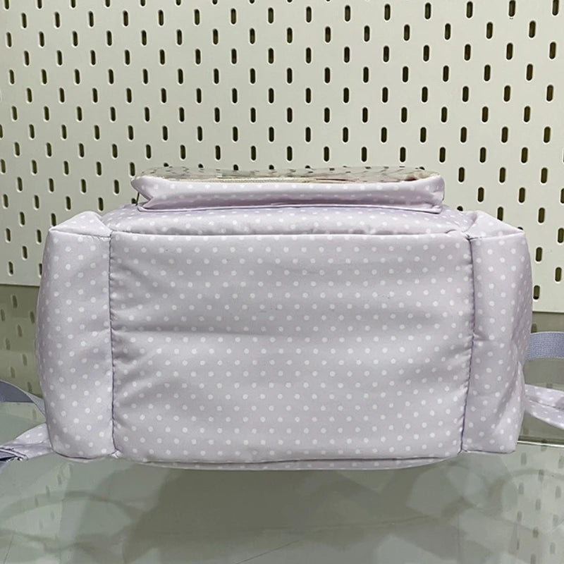 Kawaii Polka Dot rear view in grey 