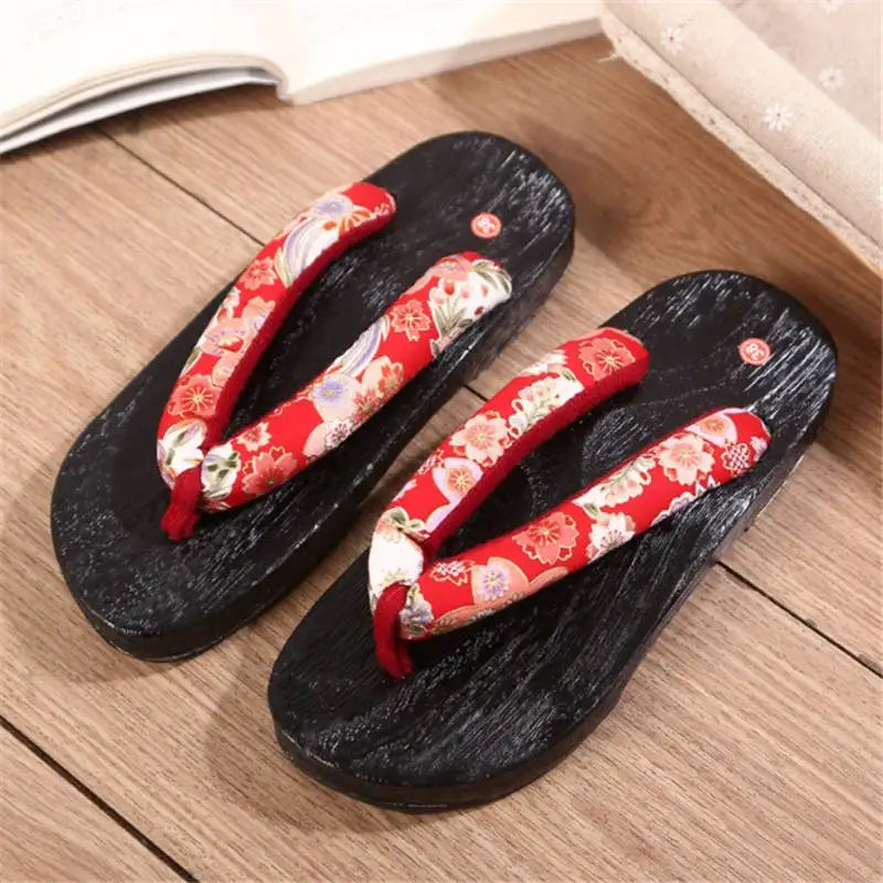 Japanese Geta Flat Bottom Sandals