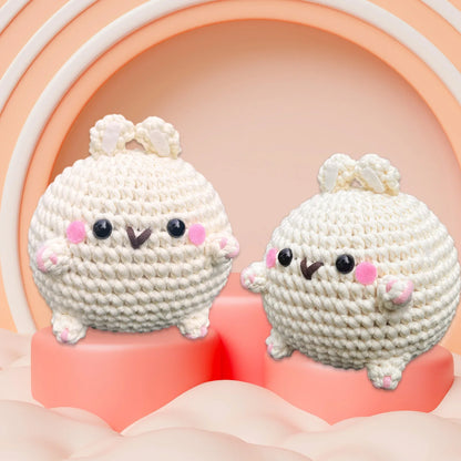 Chubby Bunny - Kawaii Crochet Kit For Beginners