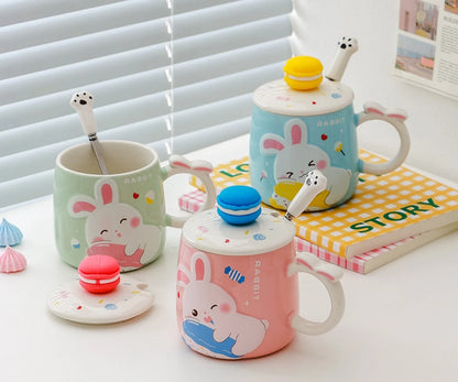 Macaron Bunny Mugs