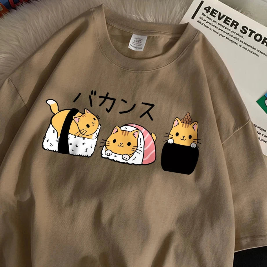 Kawaii Sushi Cats T-Shirt