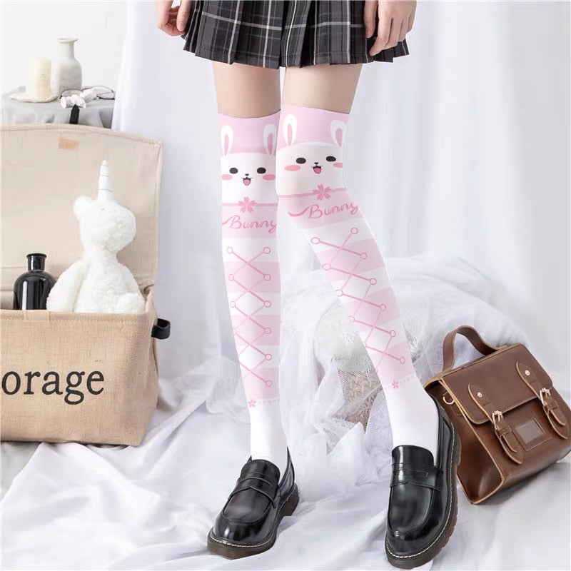 Kawaii Thigh High Stockings Kore Kawaii