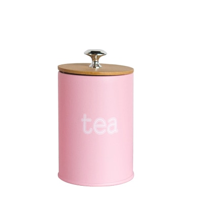 Pink Kitchen Storage Jar for Tea