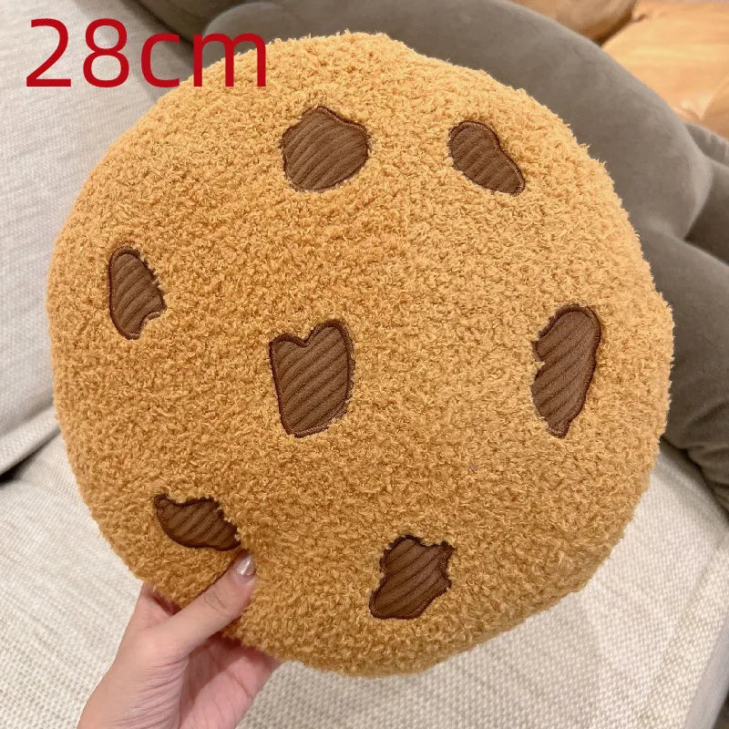 Chocolate Chip Cookie Plushie Pillow