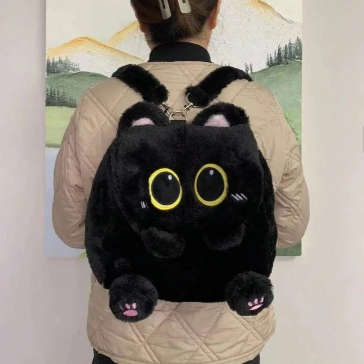 Kawaii Cat Plush Backpacks – Kore Kawaii display picture 2
