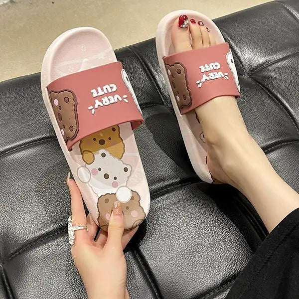 Teddy bear discount slippers for girls