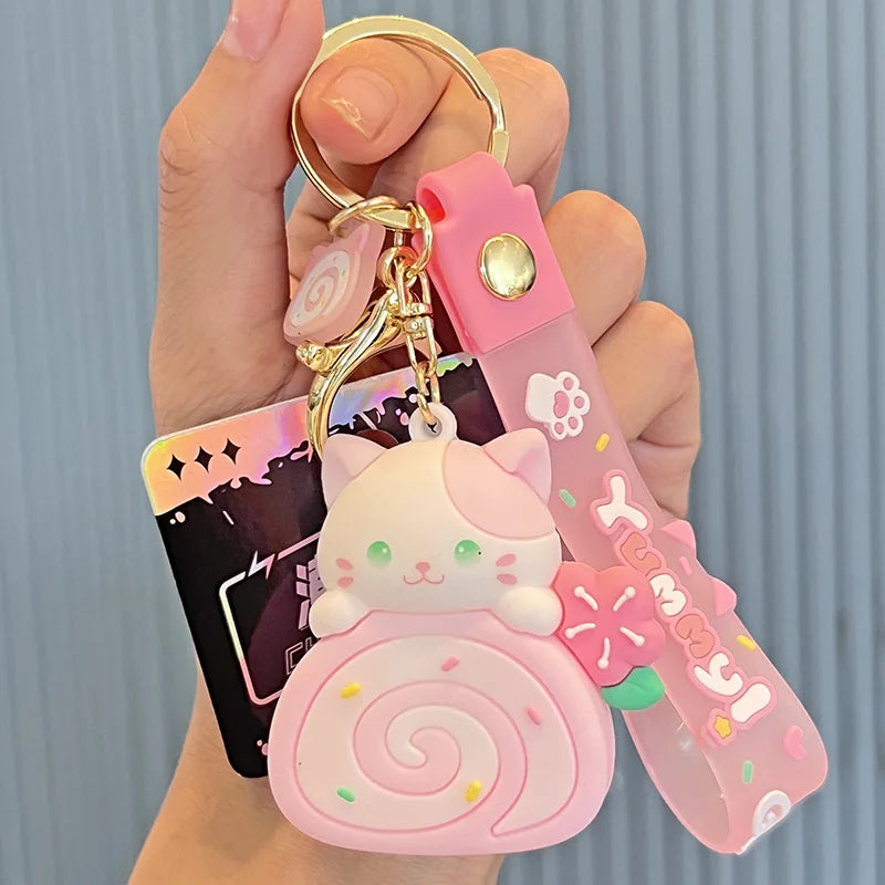 Kawaii Pastel Phone Charm Cute Keychain Animal Keychain Anime Keychain  Kawaii Animal Phone Charm Kawaii Gift -  Finland
