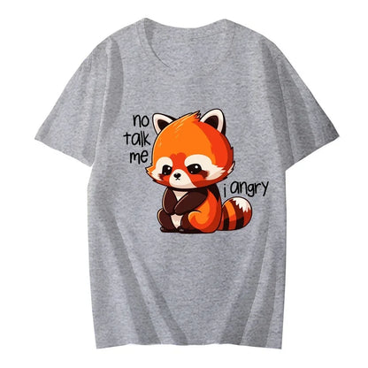 "No Talk Me I Angry" Red Panda T-Shirt