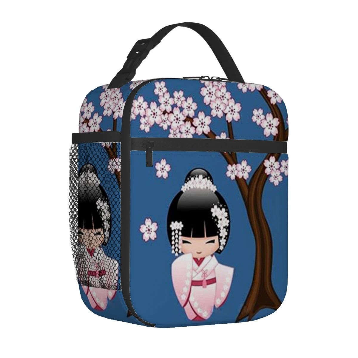 Kokeshi Doll Insulated Lunch Bags