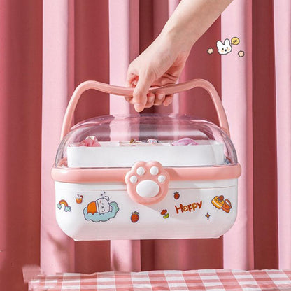 Kawaii Cat Aesthetic Storage Box