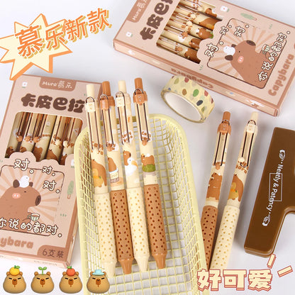 Cute Capybara Gel Pens
