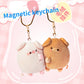 Kawaii Magnetic Plushie Keychains