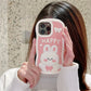 Kawaii Happy Bunny iPhone Case