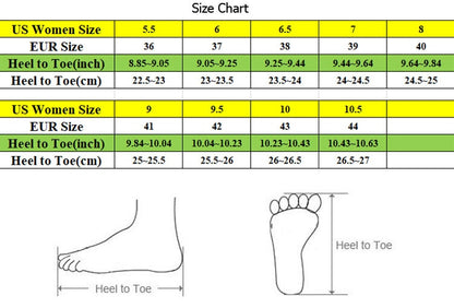 Kawaii Lazy Panda Sneakers Size Chart